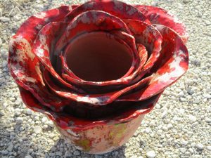 vase rose 3