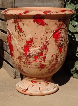 Vase d'Anduze terre rouge patine rouge Vase d'Anduze terre rouge patine rouge
